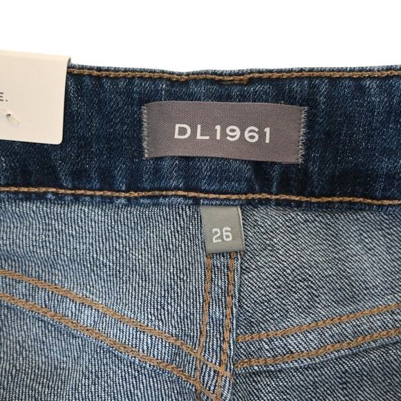 DL1961 Womens 26 Mara High Waist Released Hem Ankle Jeans in SANTORINI NEW - Picture 9 of 13